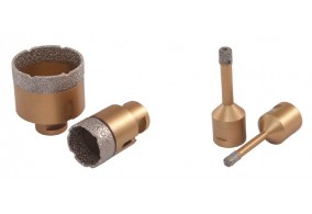 DIAMOND BRAZED EDGED HOLE SAW